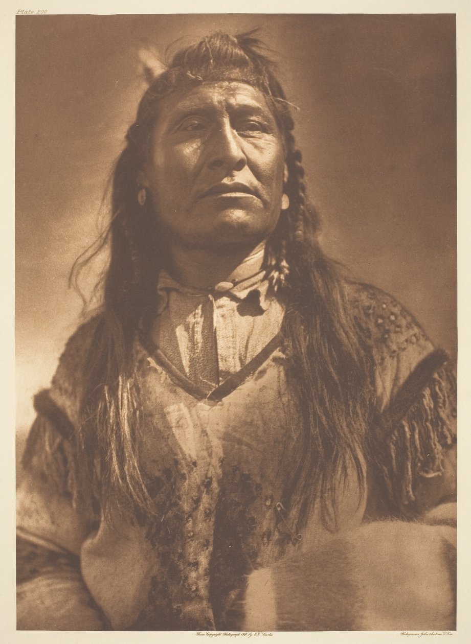 Nový Chest-Piegan od Edward S. Curtis