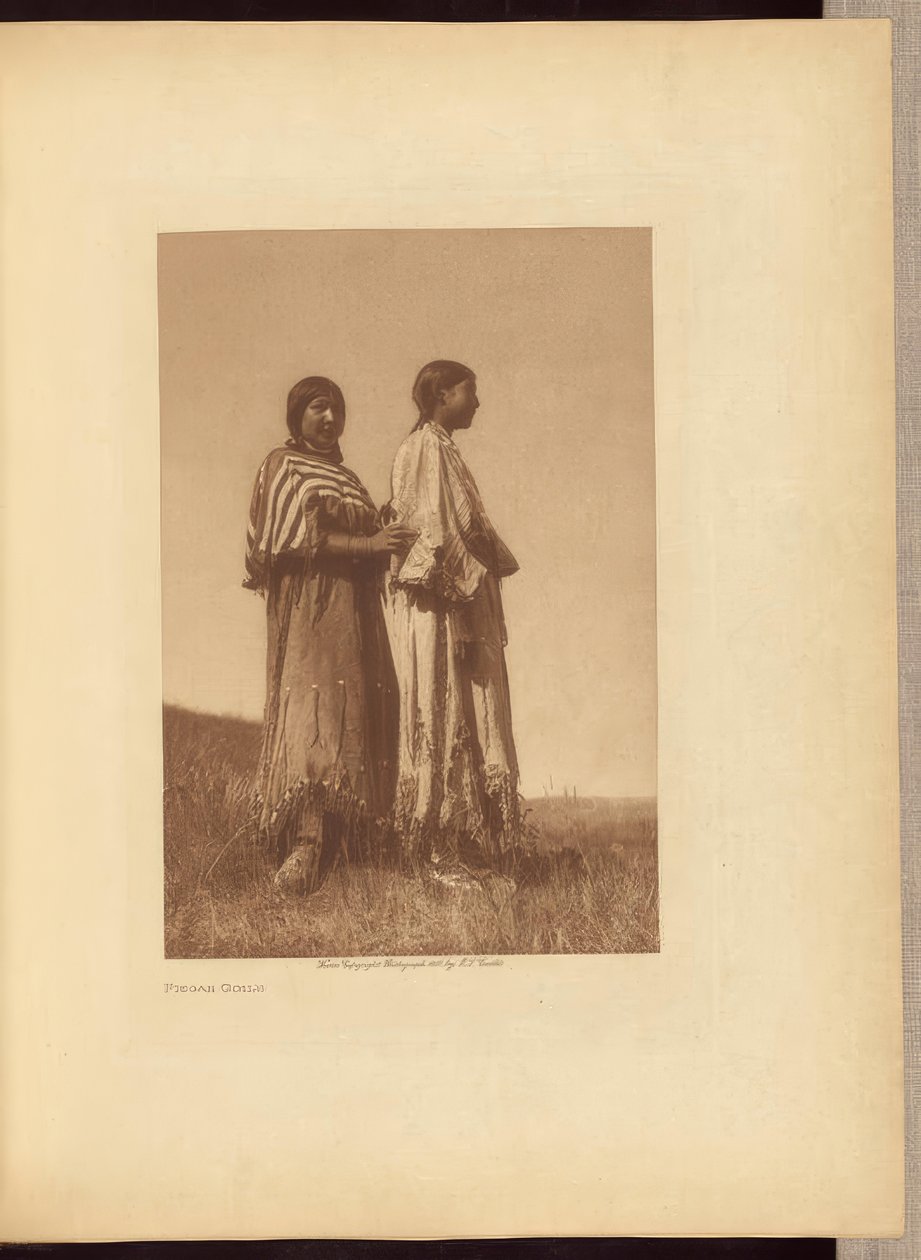 Dívky Piegan od Edward S. Curtis
