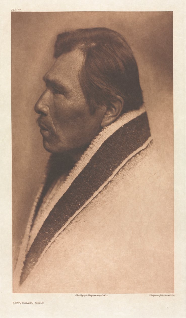 Portfolio IX, Plate 319: Typ Snoqualmu od Edward S. Curtis