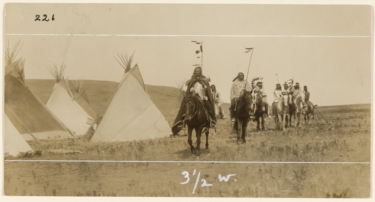 [Jezdci a týpí] od Edward S. Curtis