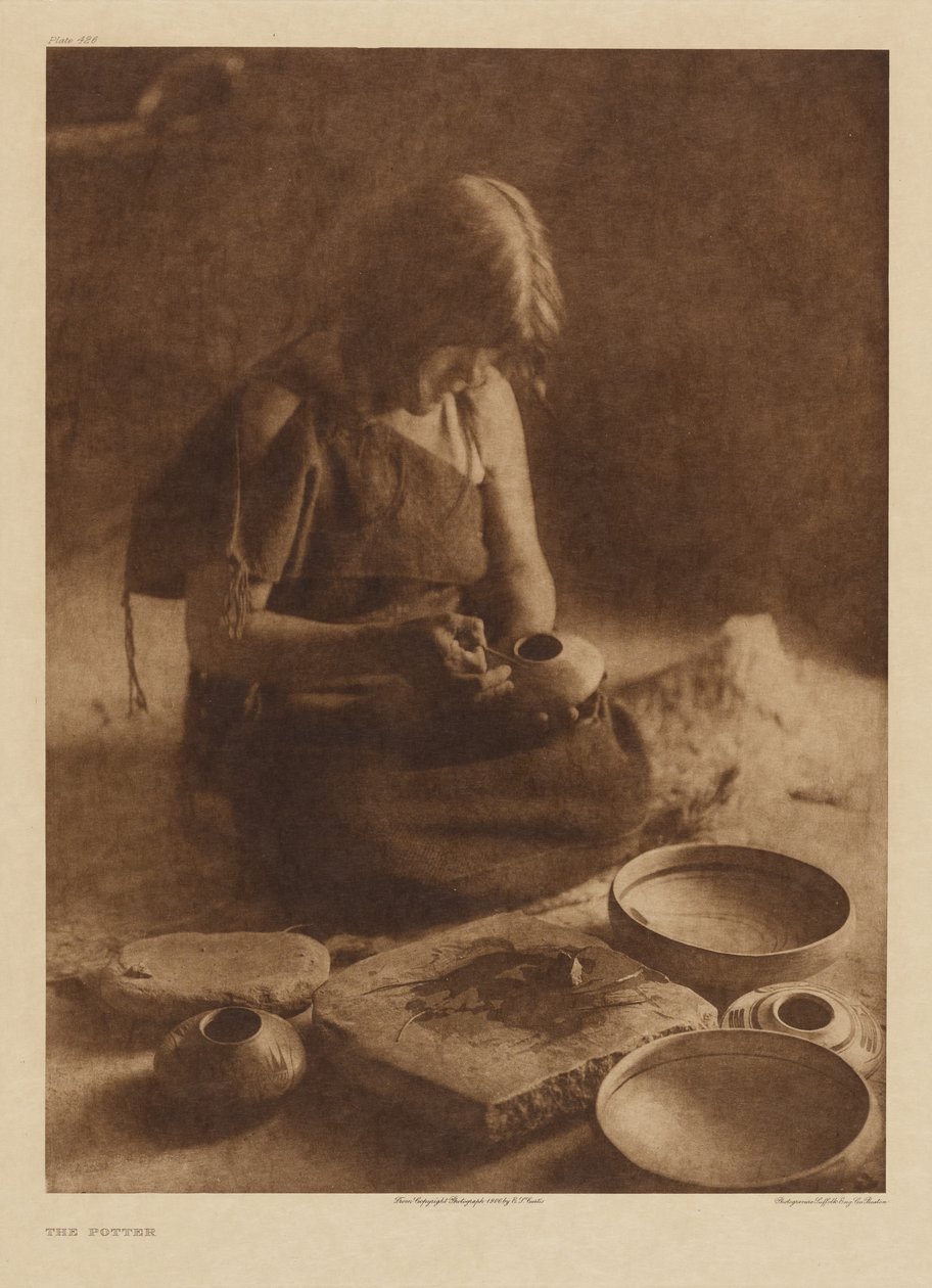 Hrnčíř od Edward S. Curtis