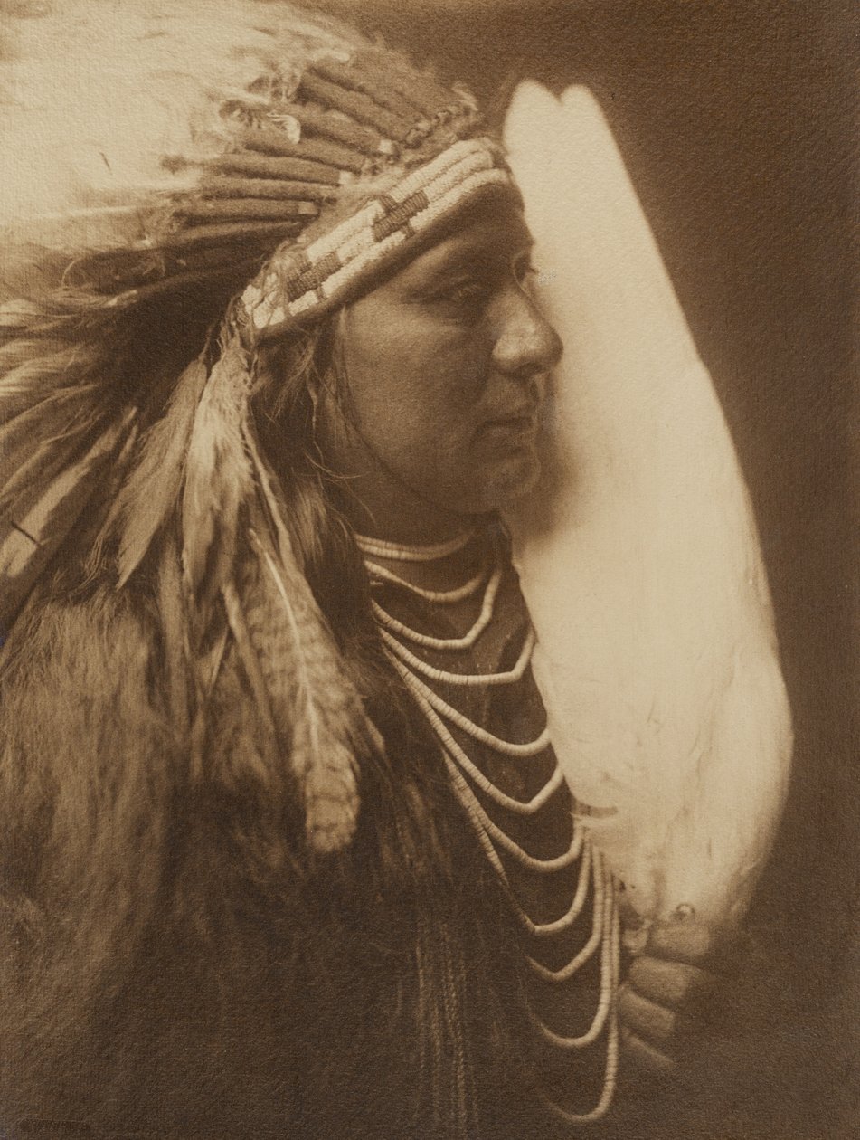 [Tři pera - indiánský kmen Nez Perce] od Edward S. Curtis
