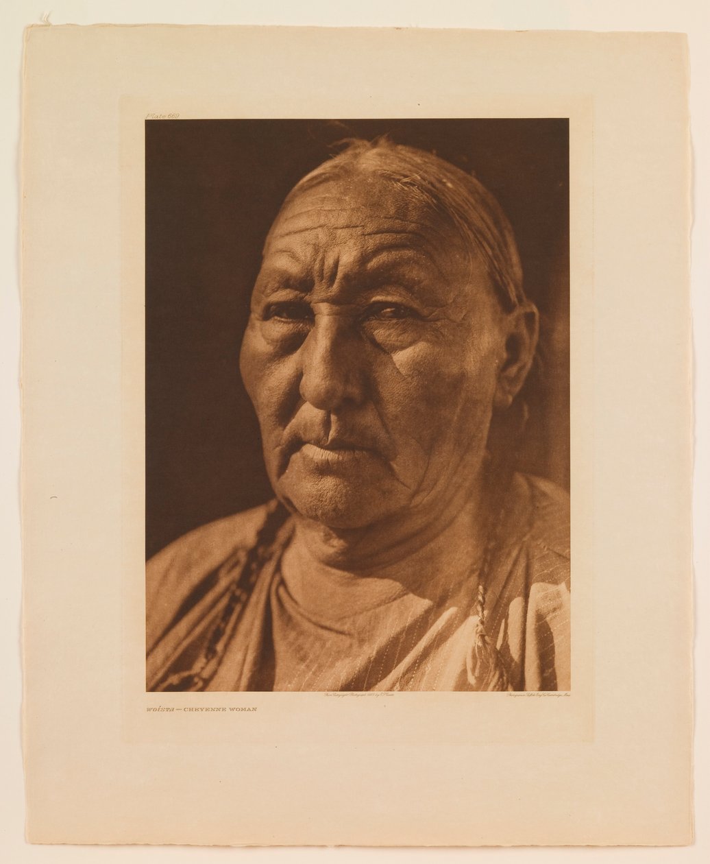 Woista - žena kmene Čejenů od Edward S. Curtis