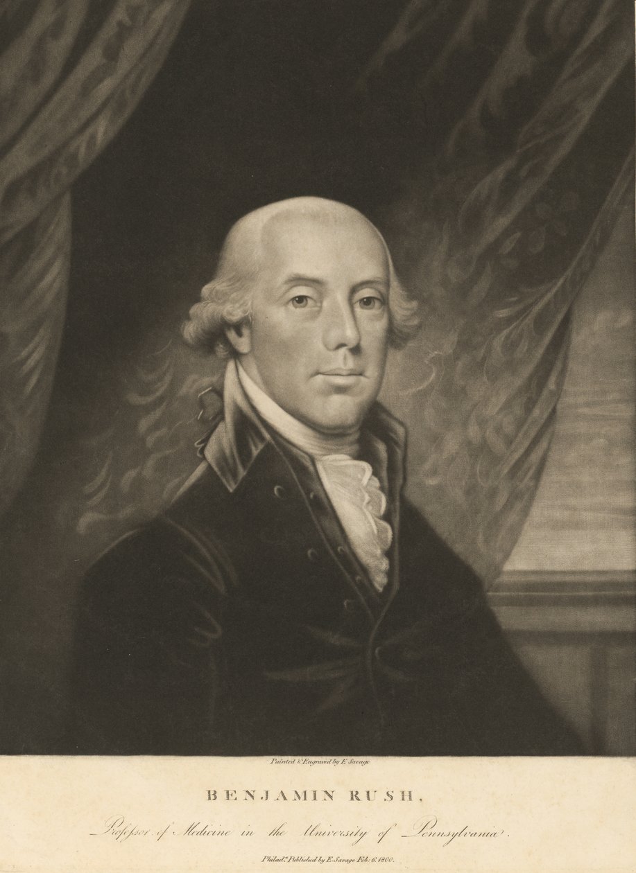 Benjamin Rush od Edward Savage