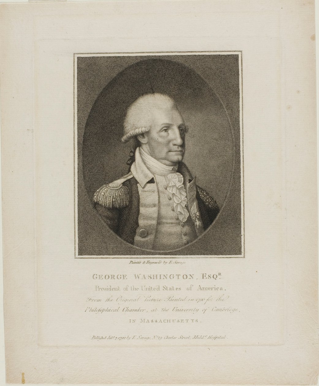 George Washington od Edward Savage