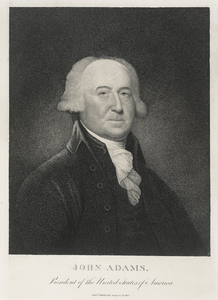 John Adams, druhý prezident Spojených států od Edward Savage