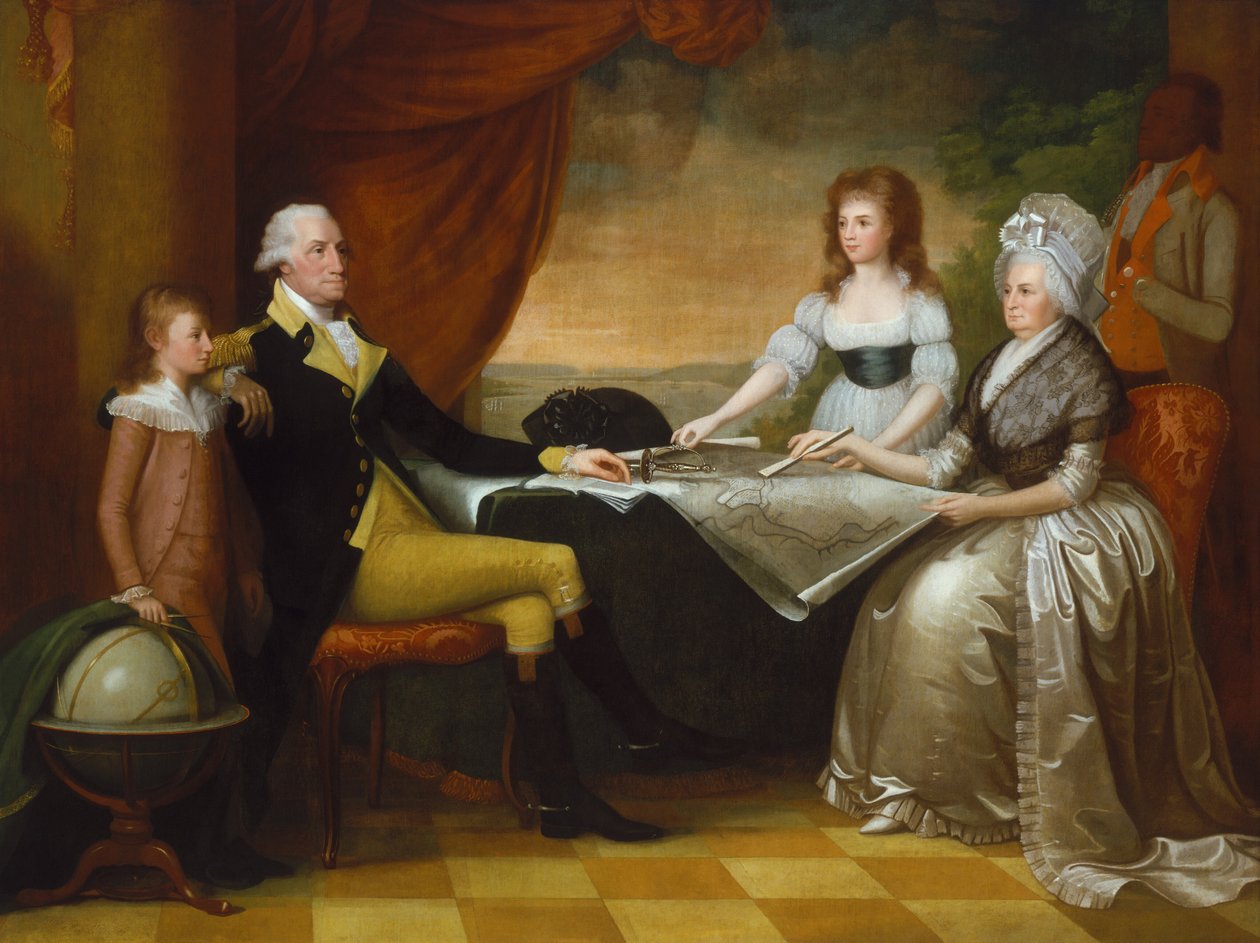 Washingtonova rodina od Edward Savage