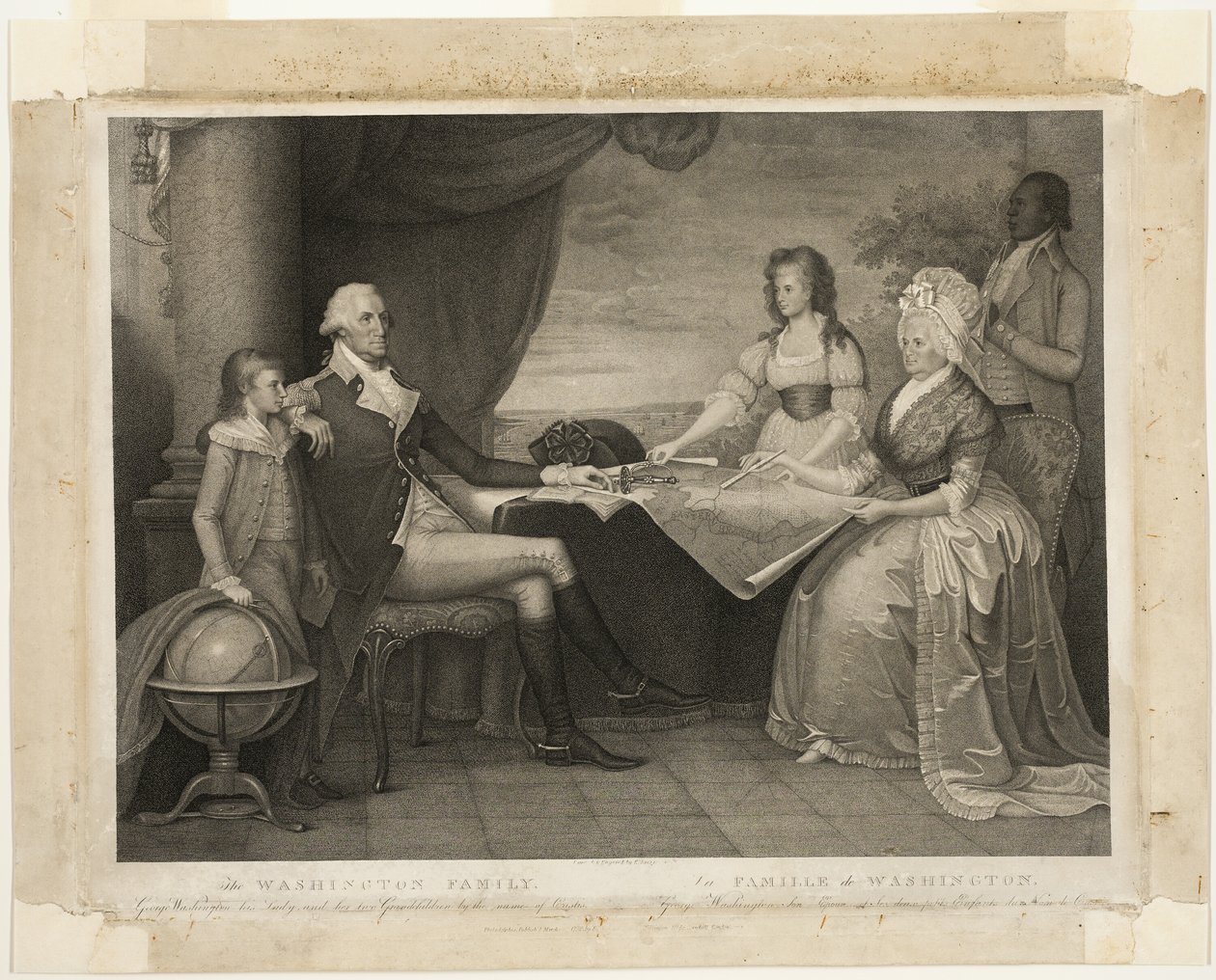 Washingtonova rodina od Edward Savage