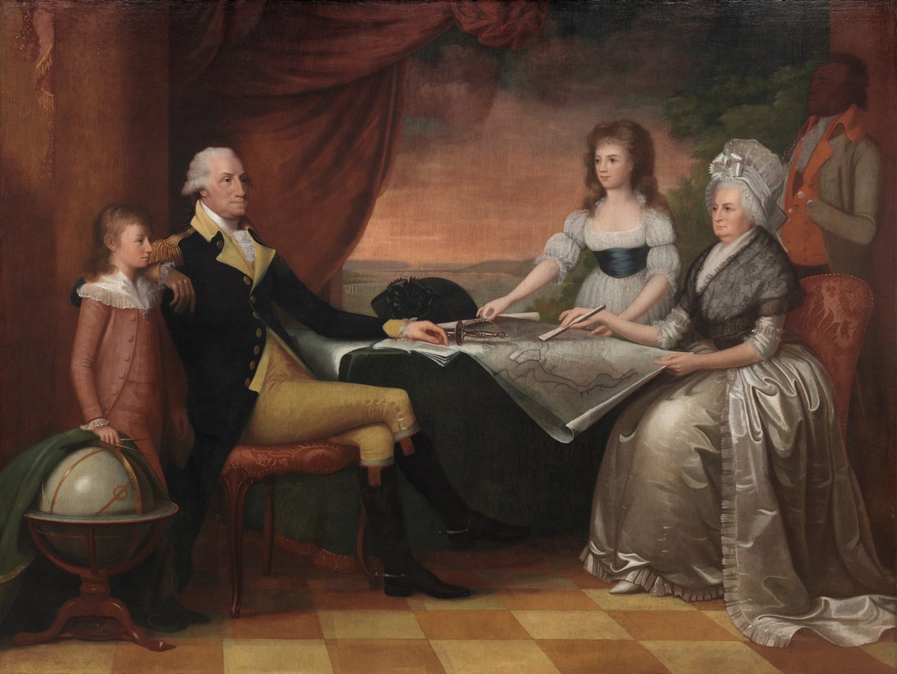 Rodina Washingtonových od Edward Savage
