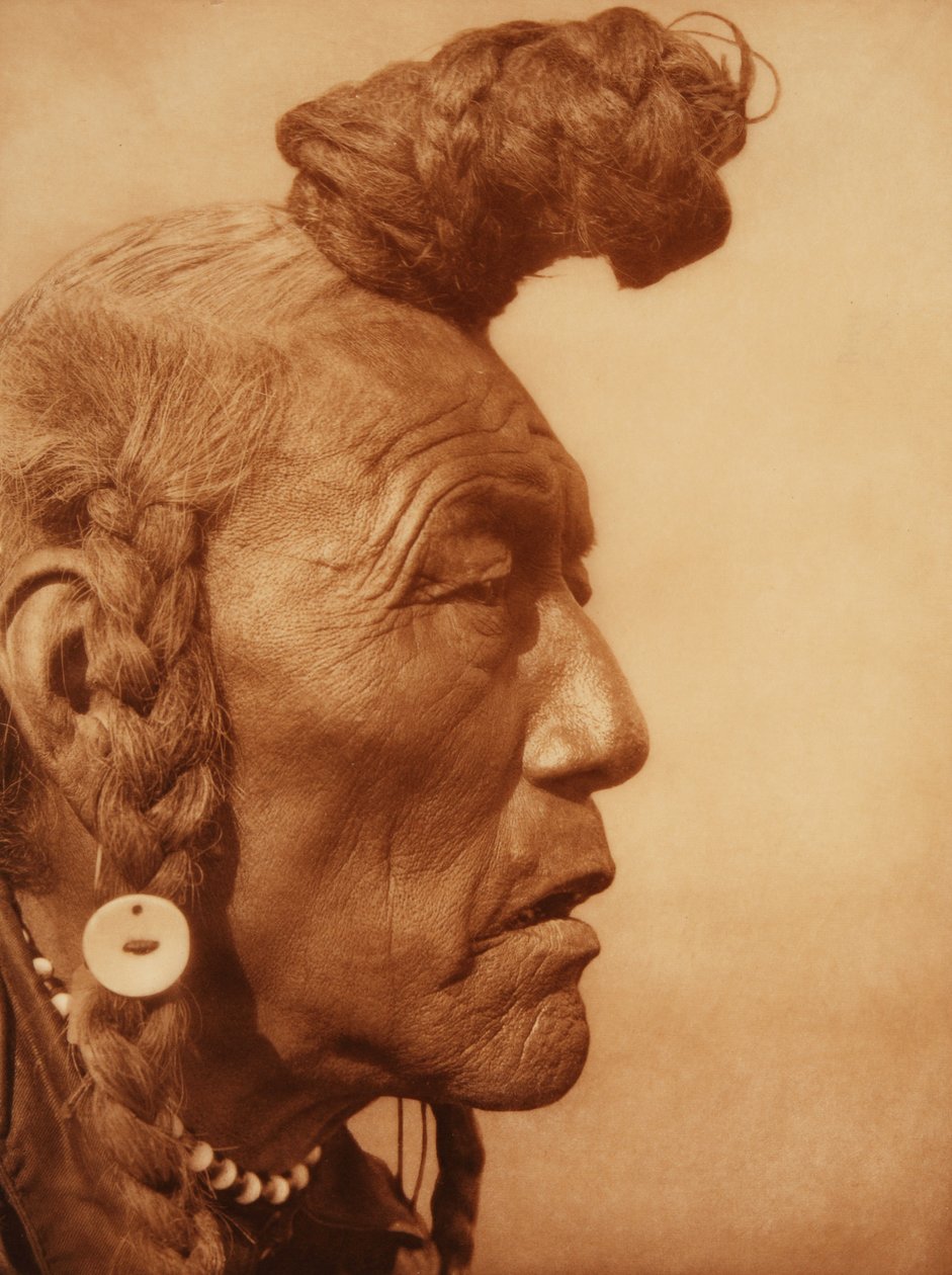 Bear Bull-Blackfoot 1926 (Fotogravura) od Edward Sheriff Curtis