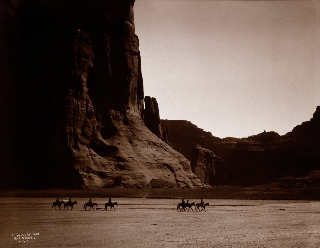 Canyon de Chelly - Navajo od Edwarda S. Curtise od Edward Sheriff Curtis