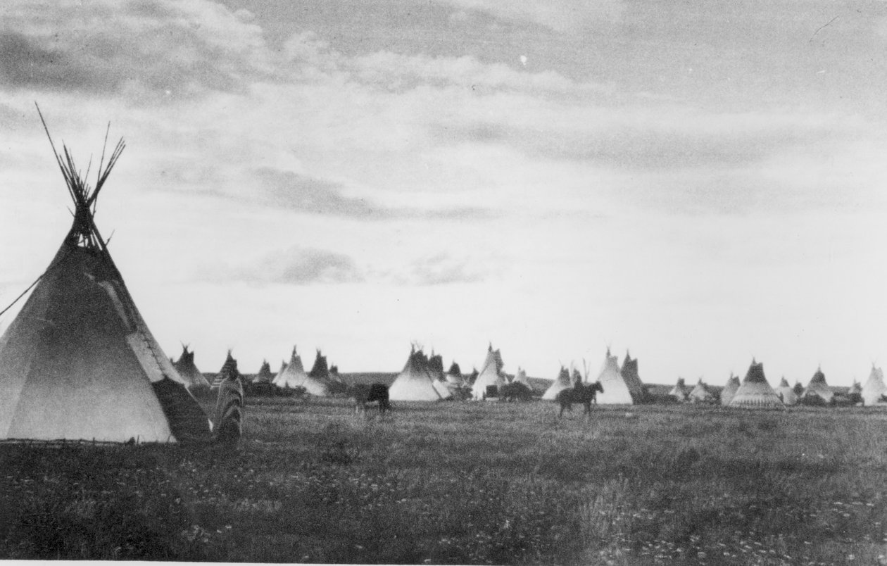 Piegan Camp, z 