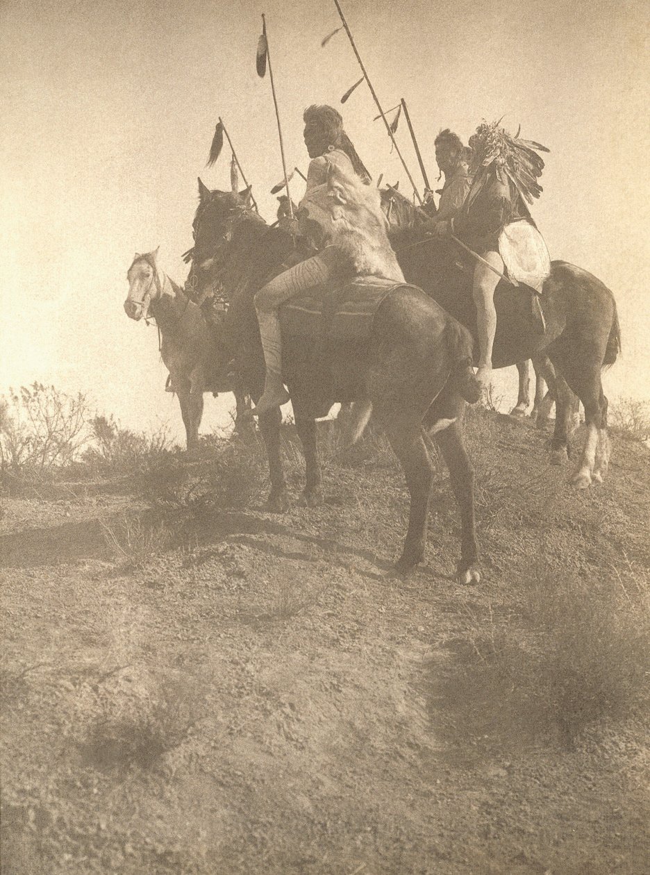 Duch minulosti (Platinum tisk na těžký texturovaný papír) od Edward Sheriff Curtis