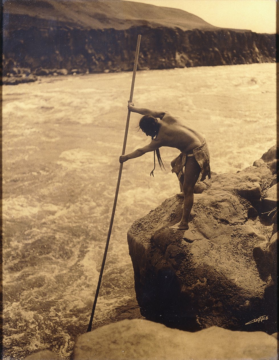 Rybář, Wisham od Edward Sheriff Curtis