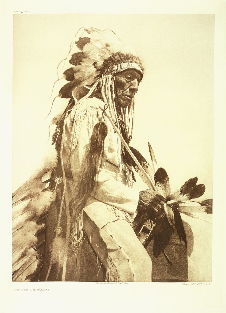 Starý Cheyenne od Edward Sheriff Curtis