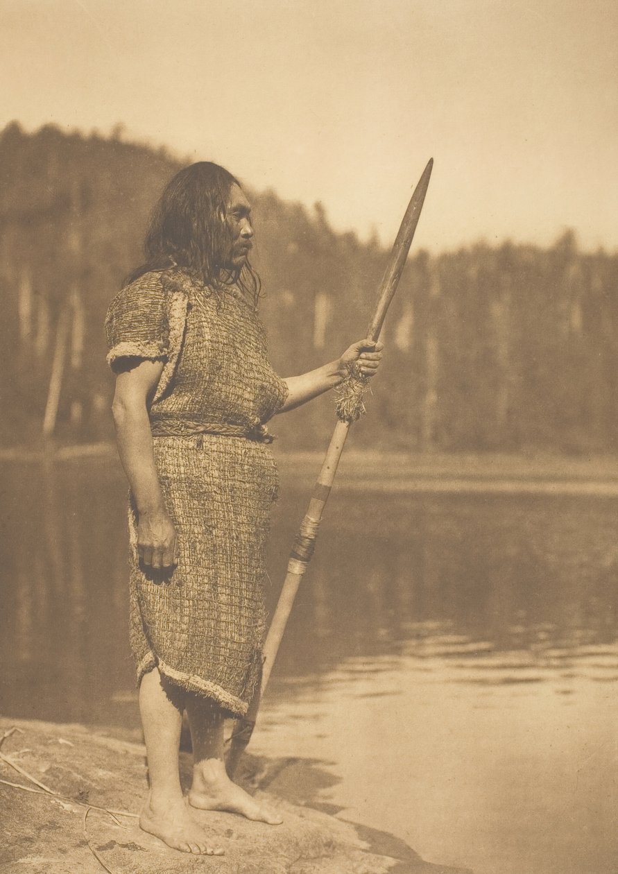 Velrybář - Clayoquot, 1915. od Edward Sheriff Curtis