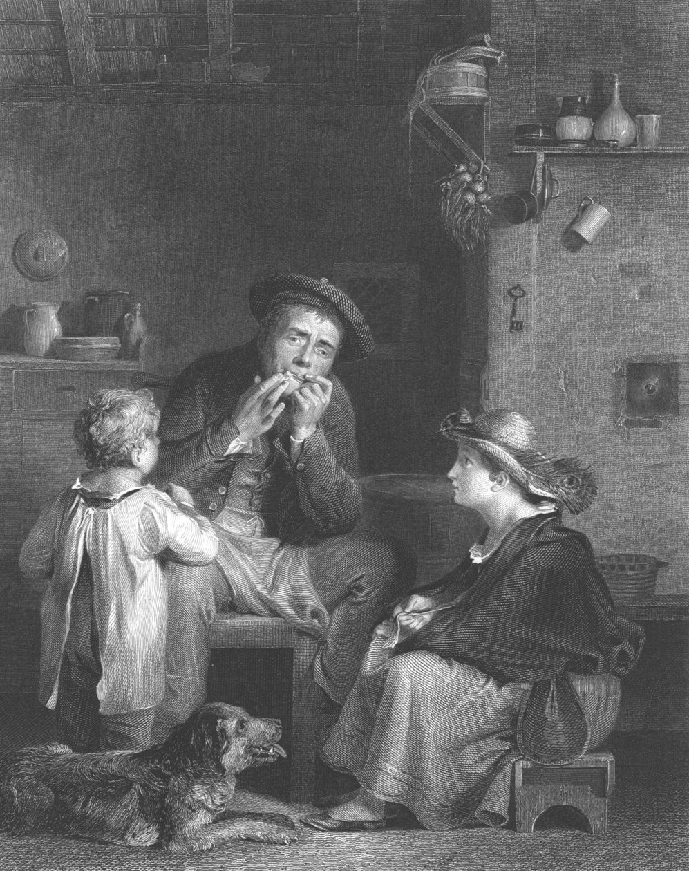 Židovská harfa, c1808 od Edward Smith
