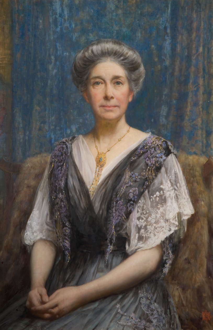 Rouva Alfred C. Oslerin muotokuva od Edward Steel Harper
