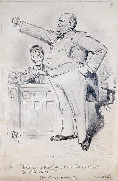 George Harwood (1845-1912) (tužka na papíře) od Edward Tennyson Reed