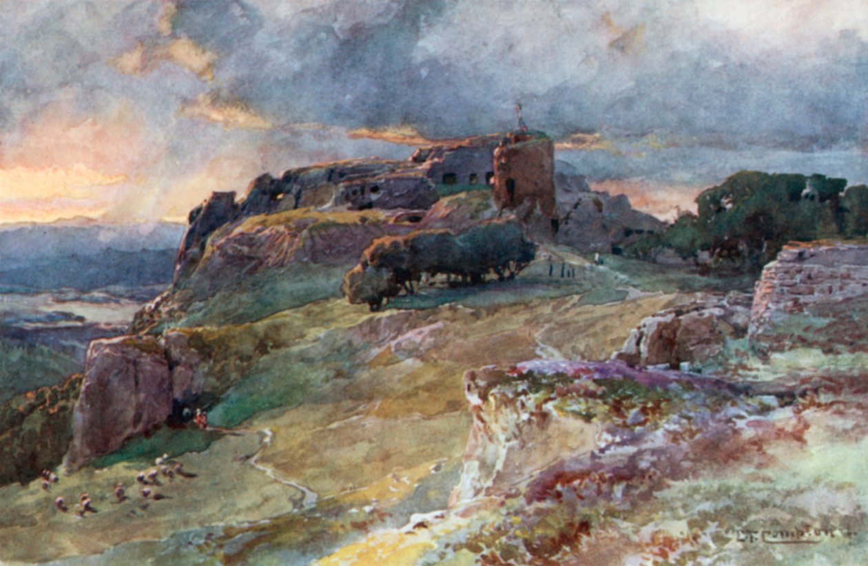 Regenstein (barevná litografie) od Edward Theodore Compton