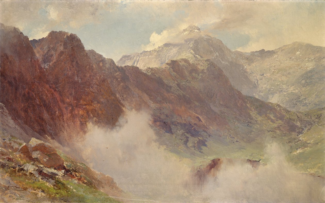 Snowdon Horseshoe, 1908 od Edward Theodore Compton
