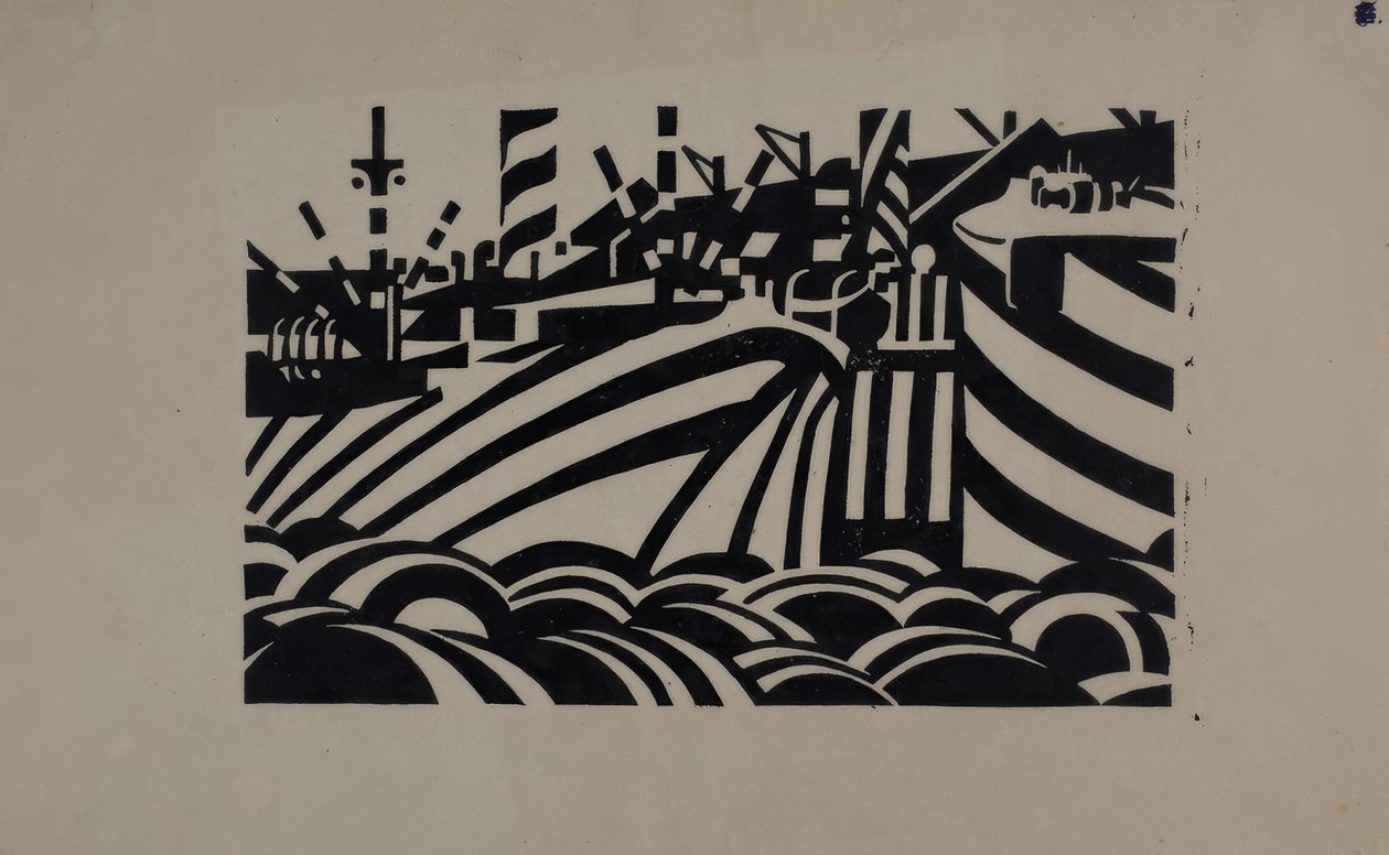 Dock-Music od Edward Wadsworth