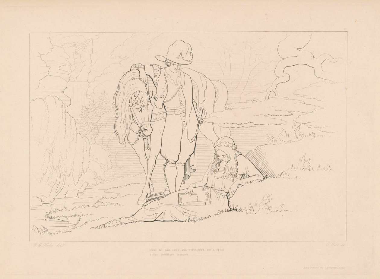 Zavřít Přišel... od Edward Webb, after George Elgar Hicks