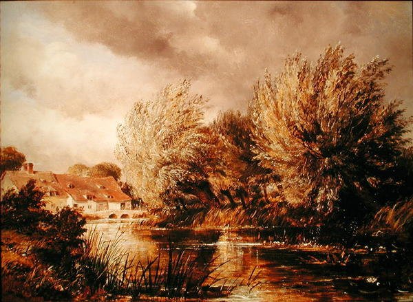 Beard-Mill, poblíž Oxfordu od Edward William Cooke