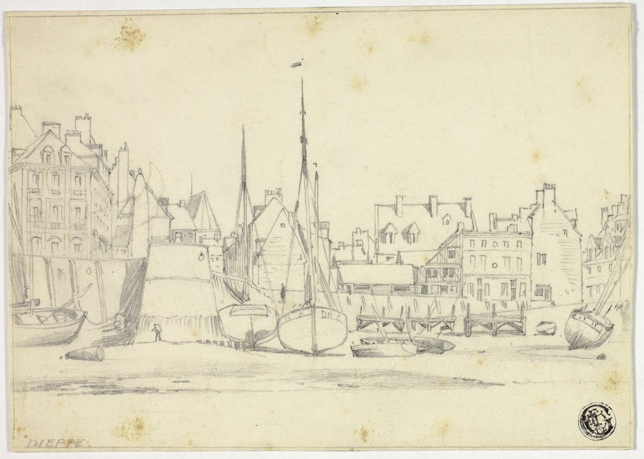 Dieppe od Edward William Cooke