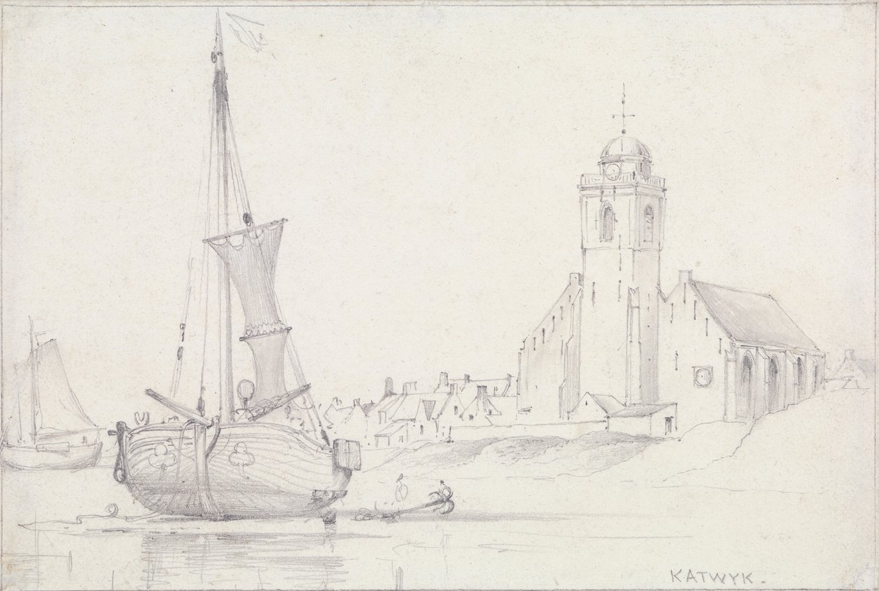 Katwyk od Edward William Cooke