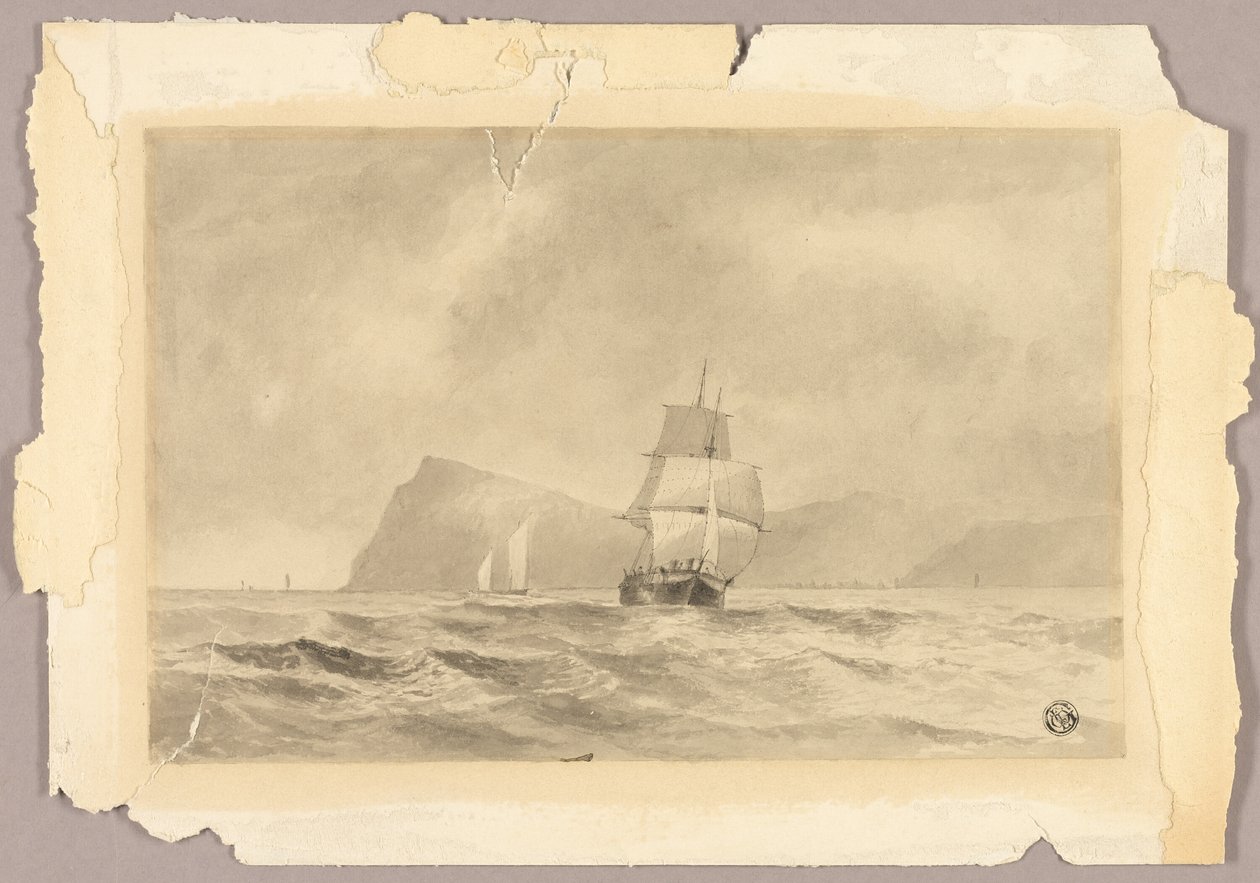 U města Whitby od Edward William Cooke