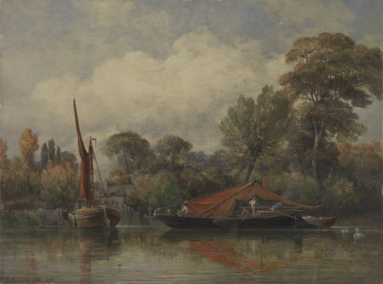 Naproti mému domu v Barnes od Edward William Cooke