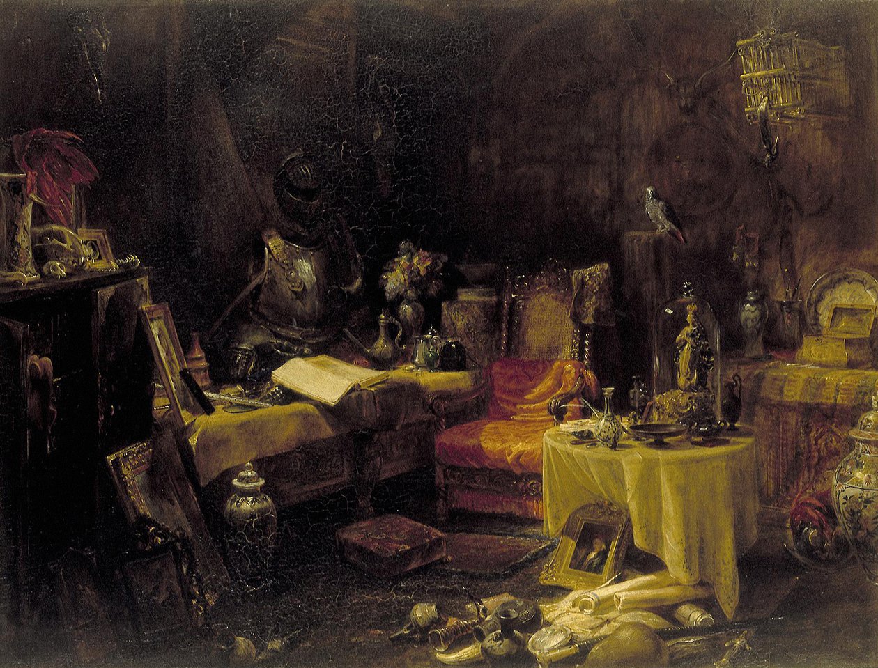 The Antiquarys Cell od Edward William Cooke