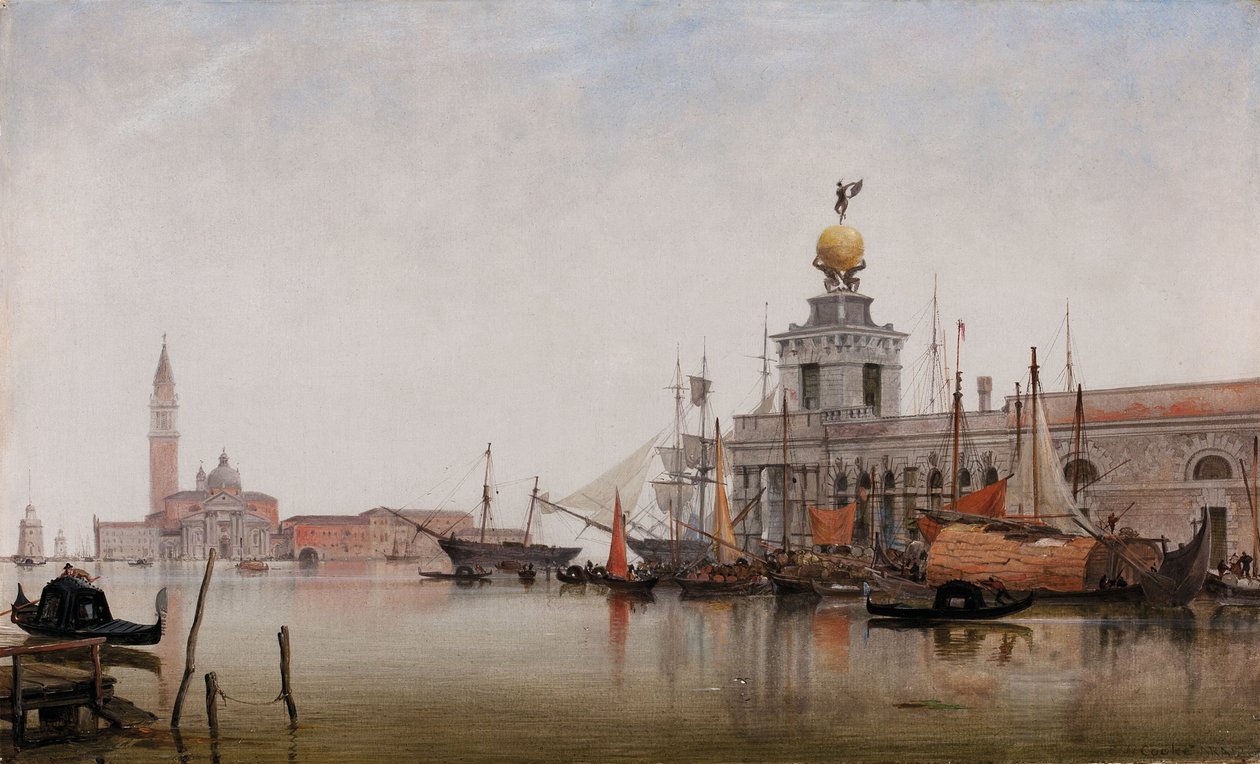 Dogana di Mare se San Giorgio Maggiore Beyond, 1863 od Edward William Cooke