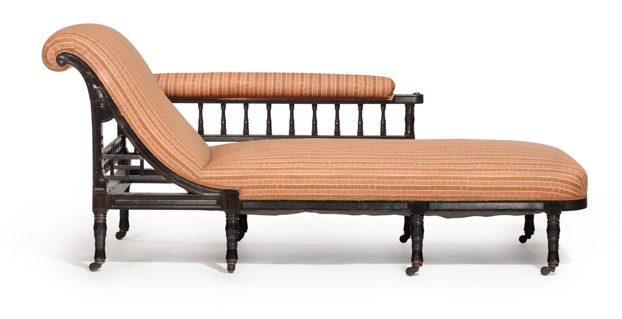 Chaise-longue, kolem roku 1875 od Edward William Godwin