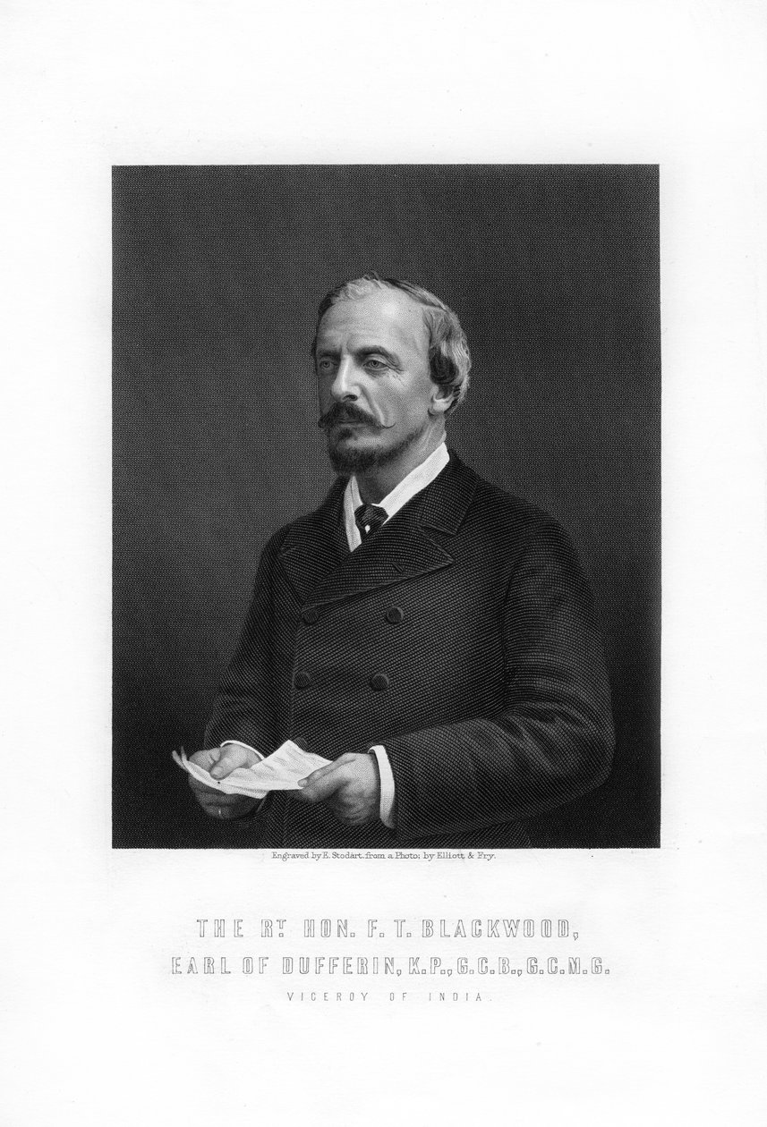 Frederick Temple Blackwood, hrabě z Dufferinu, britský státní úředník, 1893. od Edward William Stodart