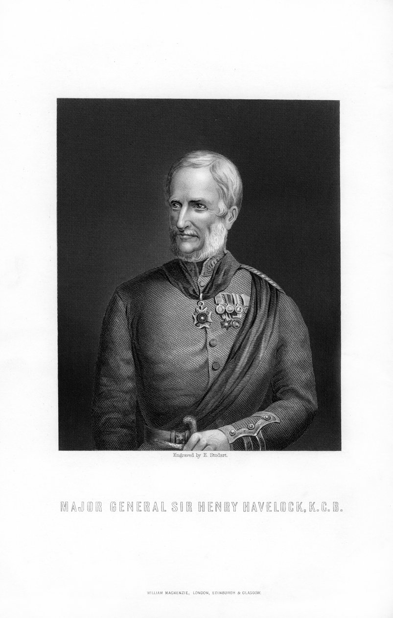 Generálmajor Sir Henry Havelock , britský generál, 1893. od Edward William Stodart
