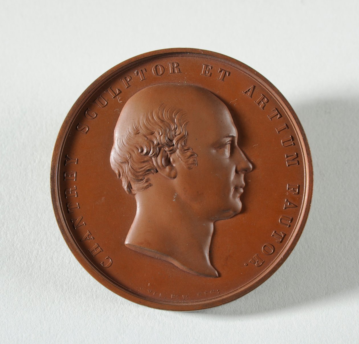 Medailon Francis Chantrey od Edward William Wyon