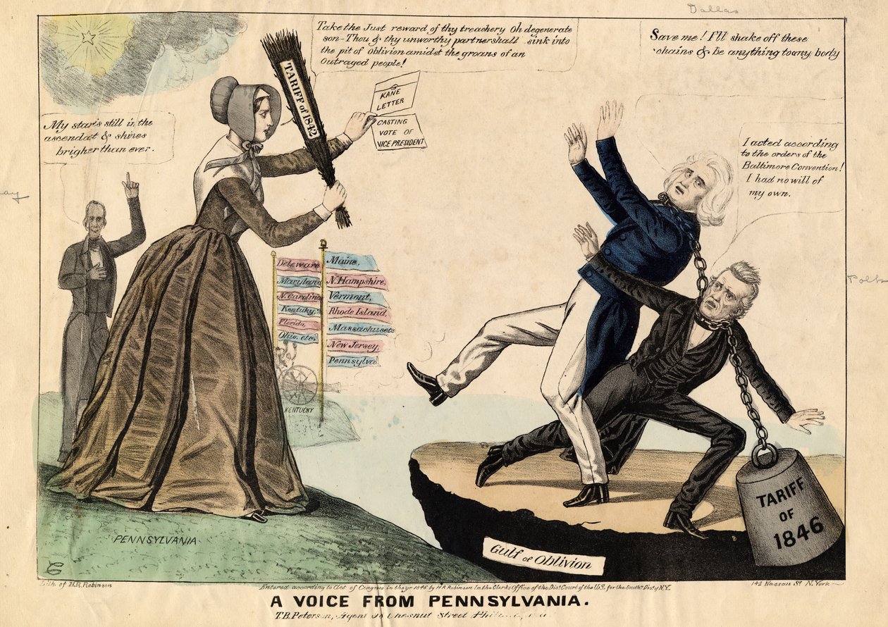 Hlas z Pensylvánie, publikoval H R Robinson, New York, 1846 od Edward Williams Clay