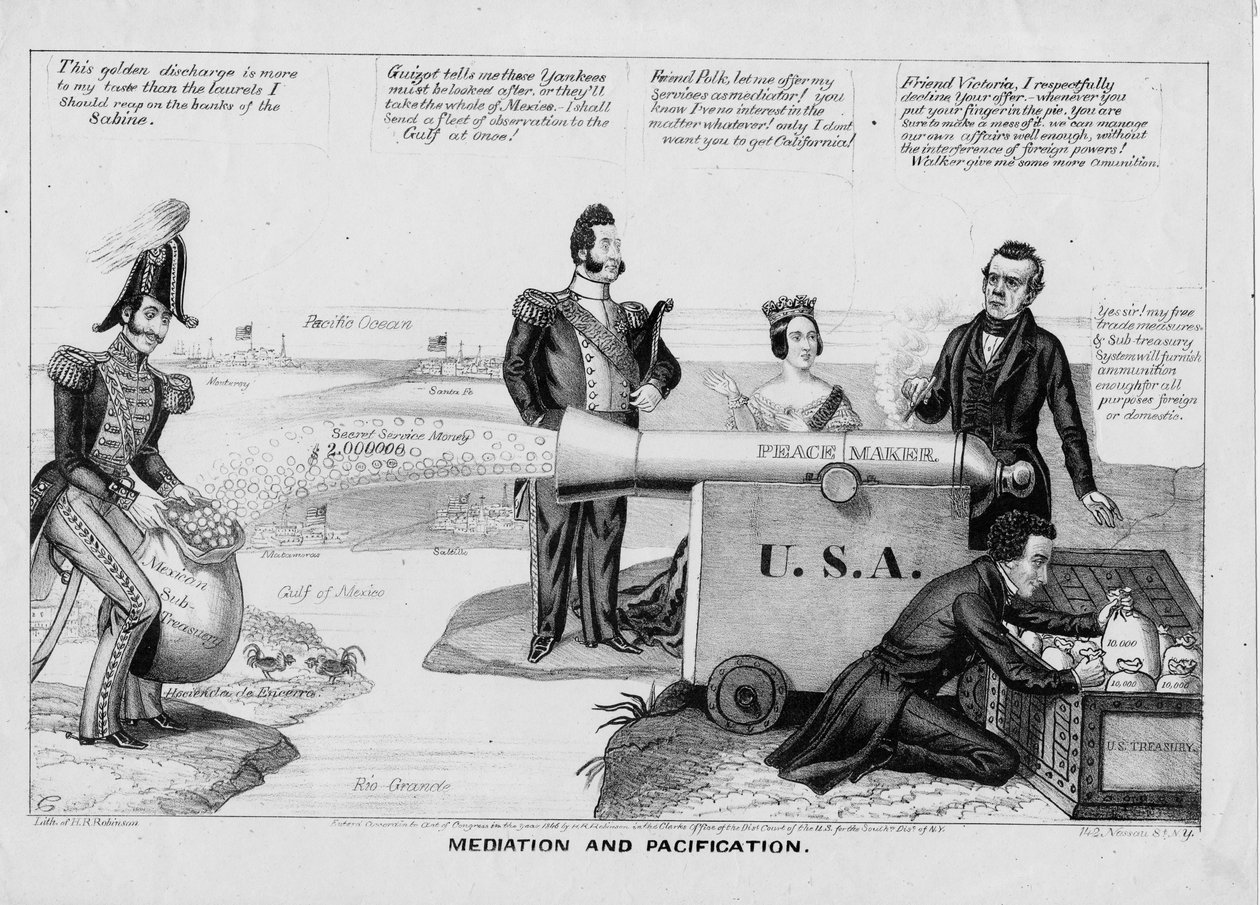 Mediace and pacification, publikoval H R Robinson, New York, 1846 od Edward Williams Clay