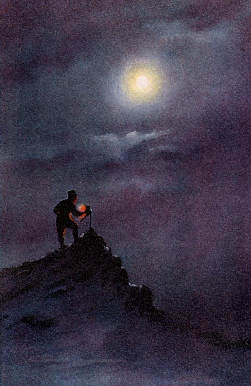 Birdie Bowers čte teploměr na rampě, 6. června 1911, 1913 od Charles Edward Wilson