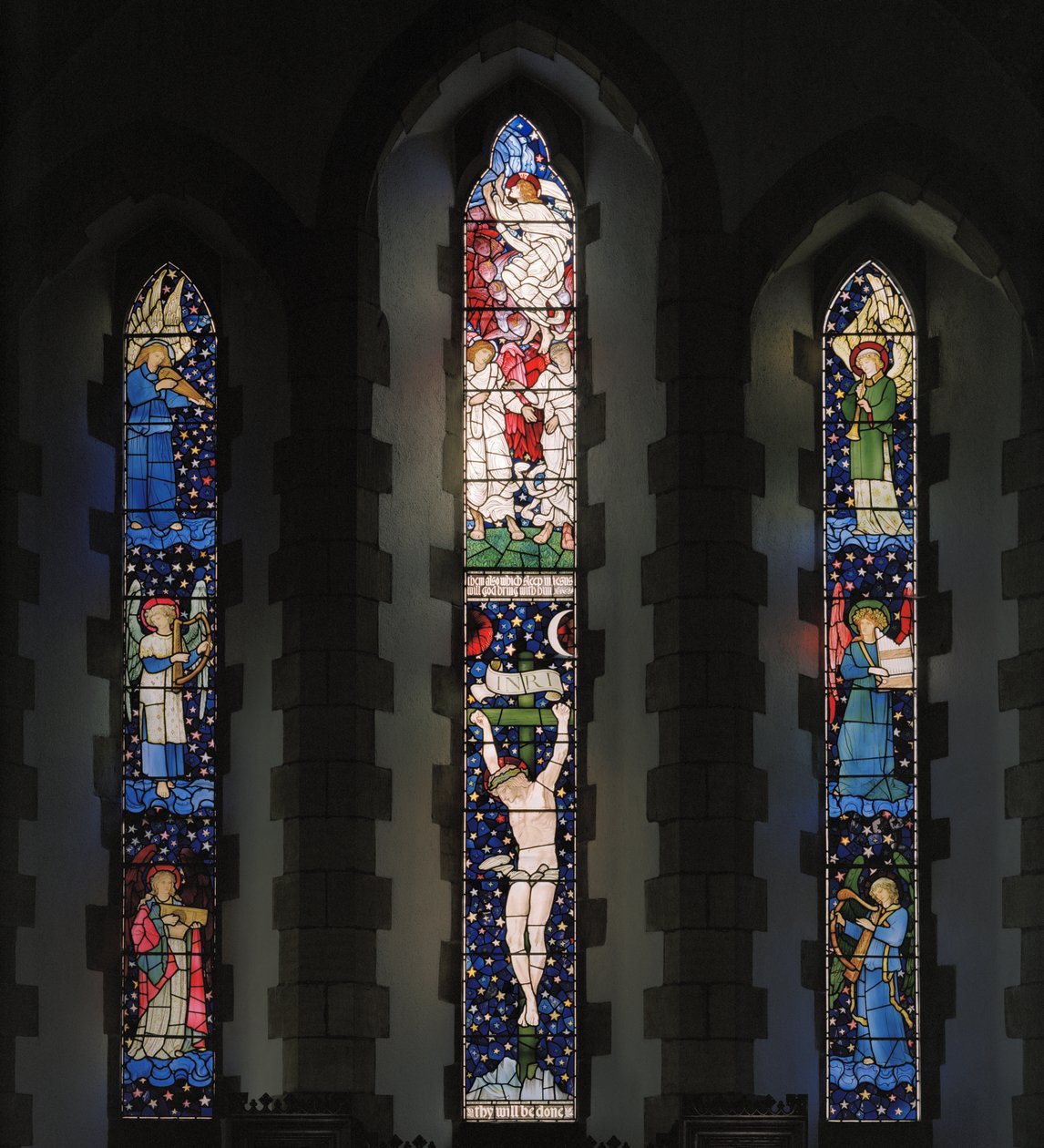 Východní okno, 1881 (vitráže) od Edward and Morris Burne Jones