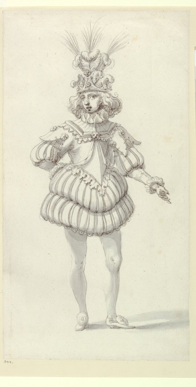 Salmacida Spolia - The King and Masquers: druhá verze (pro krále) od Edward the Elder Pearce