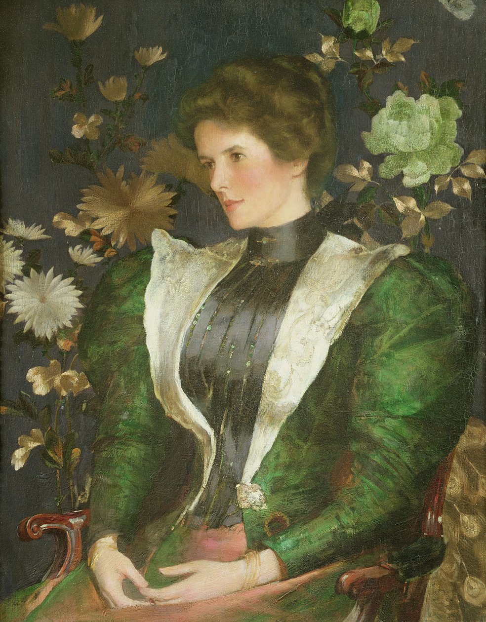 Portrét lady Sutherlandové od Edwin Arthur Ward