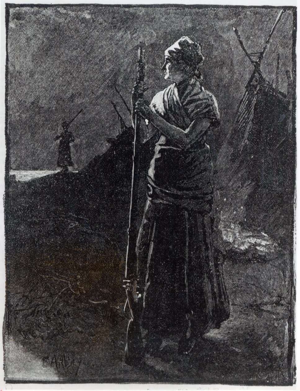 Kolonista z Rudé řeky, 1878 od Edwin Austin Abbey