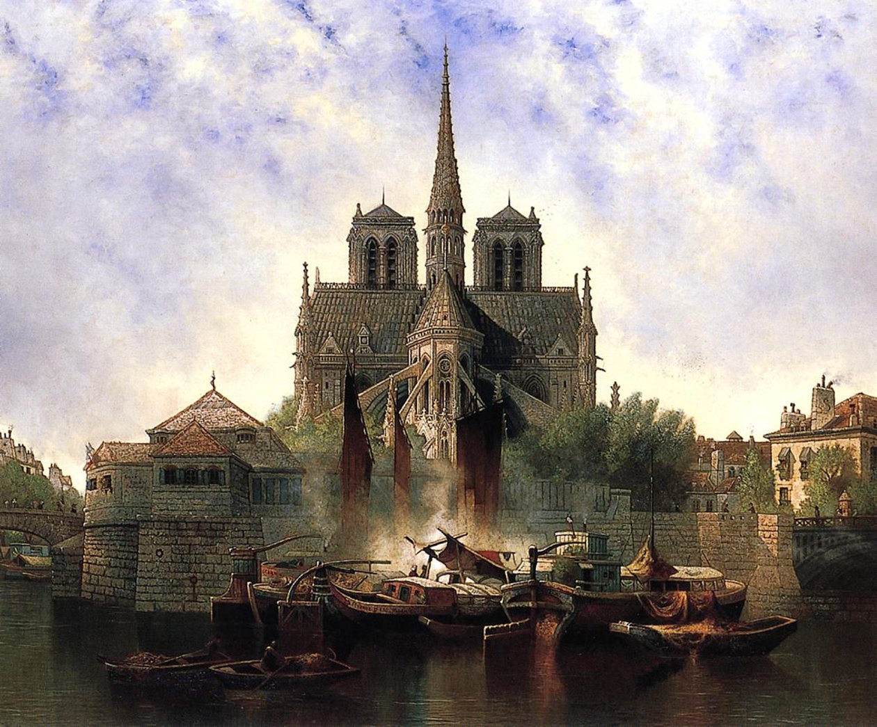 Katedrála Notre-Dame, Paříž, 1893 od Edwin Deakin
