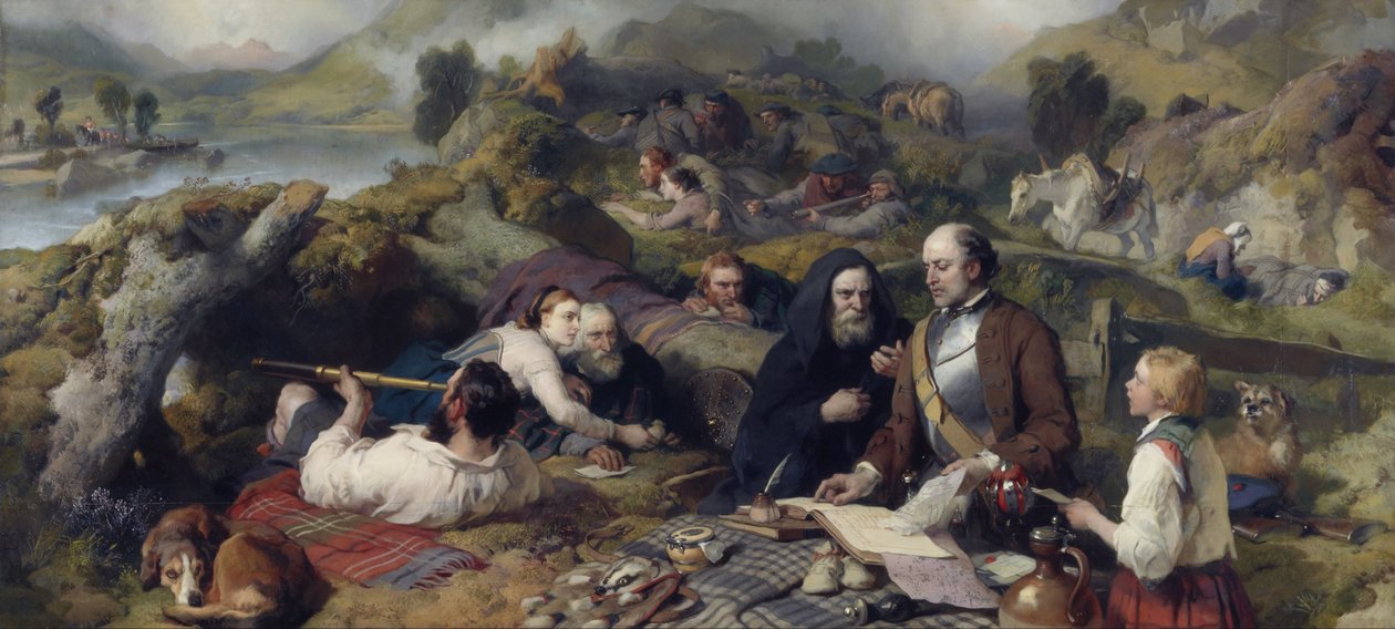Den pronájmu v Divočině od Edwin Landseer