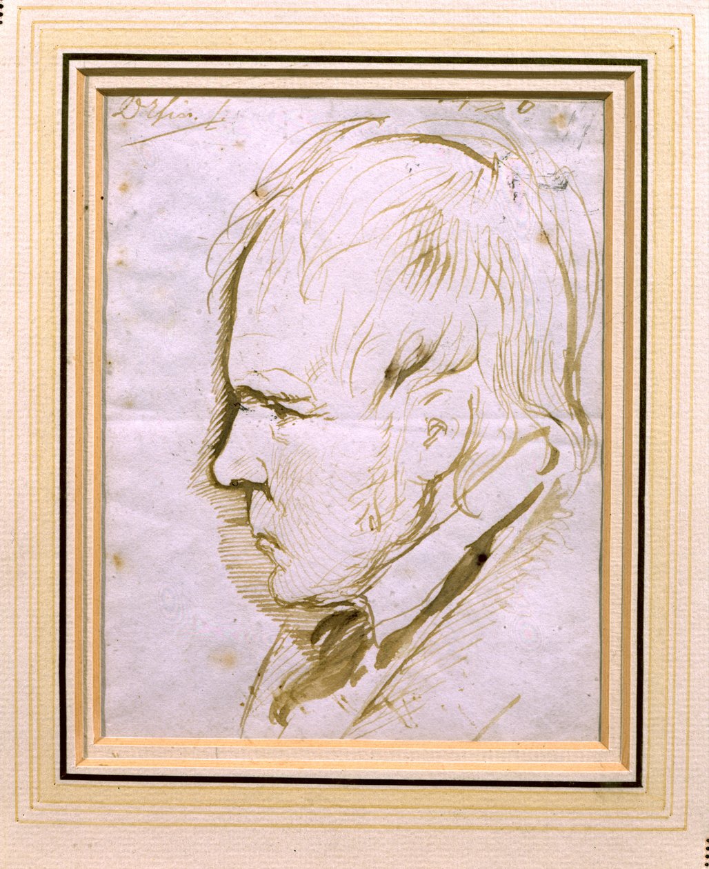 Portrétní skica sira Waltera Scotta (1771-1832) 1867 od Edwin Landseer