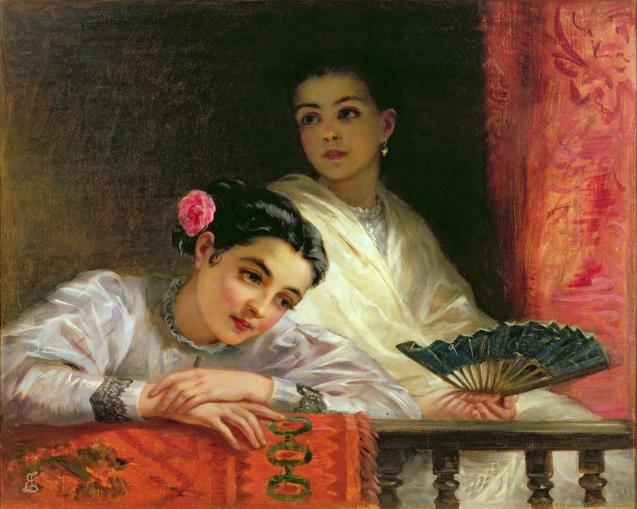 Balkon, 1875 od Edwin Longsden Long
