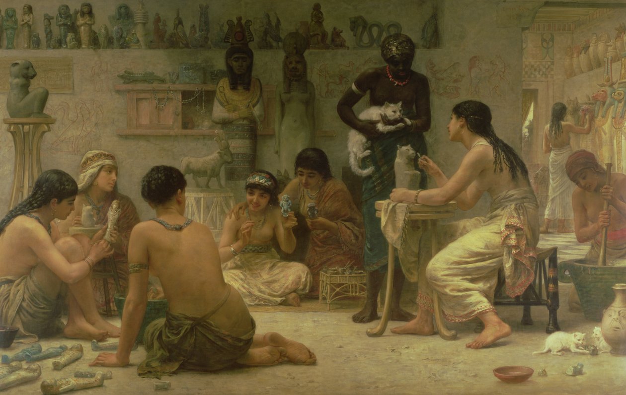 Bohové a jejich tvůrci, 1878 od Edwin Longsden Long